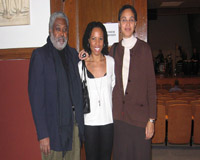 Festival Founder Reinaldo Barroso-Spech with Stefanie and Diarah NDaw Spech